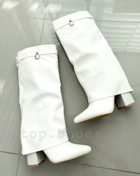 Give boots white