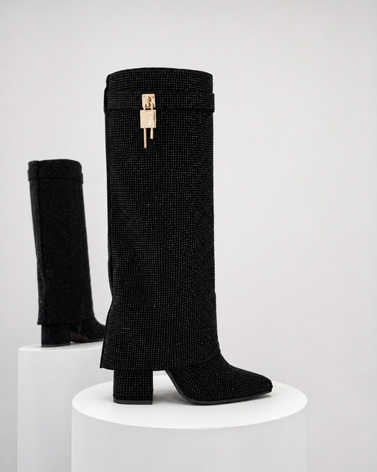 Give boots Glitter