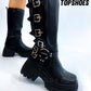 Biker boots 002 - Topshoes